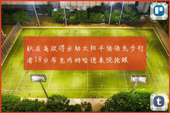 狄龙高效得分助太阳半场领先步行者18分布克内姆哈德表现抢眼